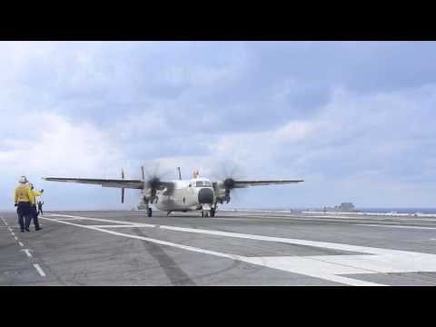 COD Landing aboard IKE