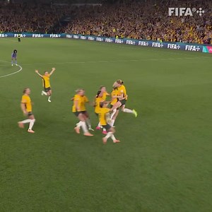 9.3K reactions · 410 shares | A beautiful moment as Cortnee Vine makes history for Australia.  Xero | #FIFAWWC | FIFA Women's World Cup | Facebook