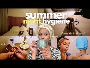 Summer night routine to wake up glowing & refreshed 🌙 | night hygiene, wind down, best sleep combo |