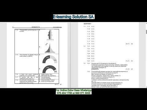 Grade 11 Geography Term 4 | Final Exam Paper 2 of 2025