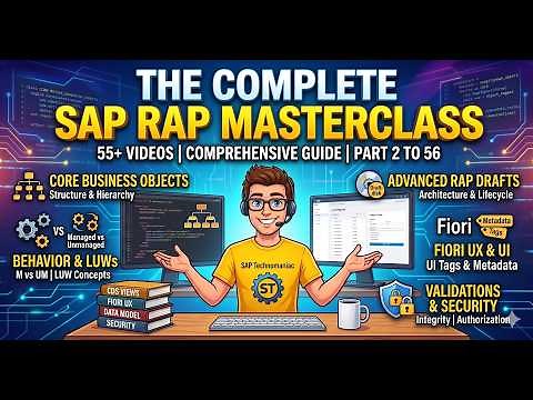 Introduction to ABAP RESTful Application Programming ( RAP ) Part 1