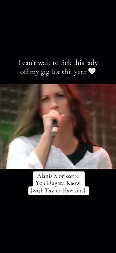 Alanis Morissette Live Performance of 'You Oughta Know'
