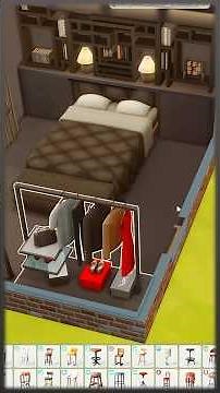 Modern Black Bedroom Makeover | Decorating idea in Sims 4
