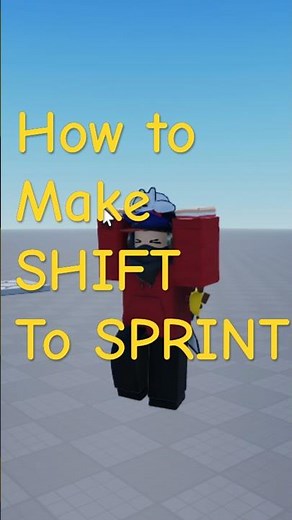 🏃Make a shift to Sprint in Roblox studio