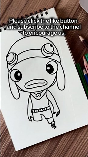 How to Draw Fortnite Fishstick 🎮 | Easy Cartoon Drawing Tutorial Step by Step