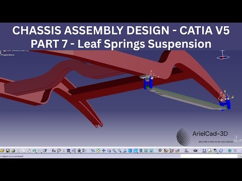 HOW TO DESIGN A CAR CHASSIS - CATIA v5 PART & ASSEMBLY DESIGN - 1928 Alfa Romeo 6c 1500 SS - PART 7