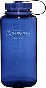 Nalgene 32 oz Wide Mouth Water Bottle | BPA-Free, Durable & Leak Proof, Lightweight Bottle for Hiking & Gym, Work & Travel