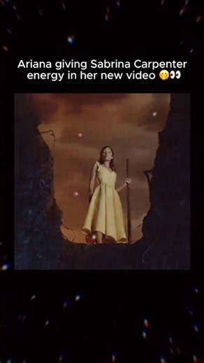 Ariana giving Sabrina Carpenter energy in her new video 🤭👀 #arianagrande