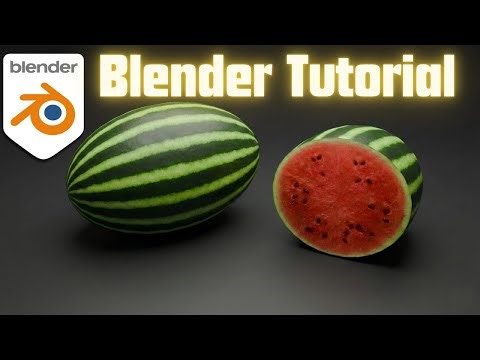 How to Make a Watermelon in Blender | Beginner Friendly