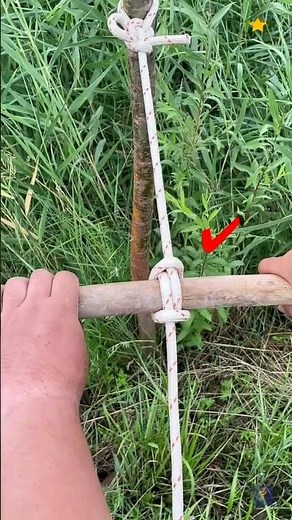💪Strongest Pulling Knot – Try This (Quick & Reliable) #pull #rope #diy