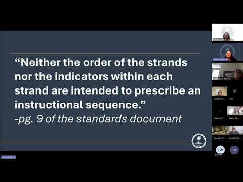 Webinar: Navigating the 2025 Math Standards Document