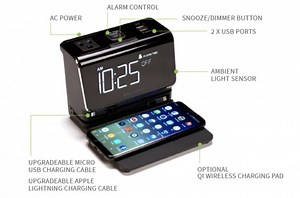 Kurrent Is An iPhone X Charging Physical Alarm Clock (For Galaxy S8 Too!) - SlashGear