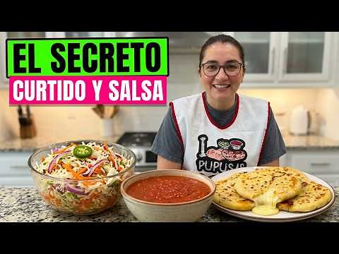 Prepara el mejor REPOLLO, SALSA, y MASA para pupusas!