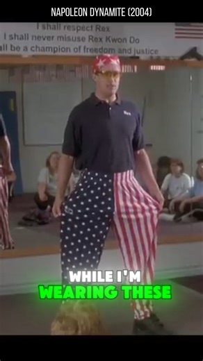 Super Clips on Instagram: ""Bow to your sensei!" From Napoleon Dynamite (2004) IMDB: 7.0/10 | Rotten Tomatoes: 72% ​ Directed by Jared Hess Starring Jon Heder as Napoleon Dynamite, Jon Gries as Uncle Rico, Aaron Ruell as Kip, Efren Ramirez as Pedro, Diedrich Bader as Rex Kwon Do ​ A weird, socially inept teenager with a red afro and zero social skills navigates the absurdity of small-town Idaho life while helping his best friend run for class president. This particular scene features Rex Kwon Do