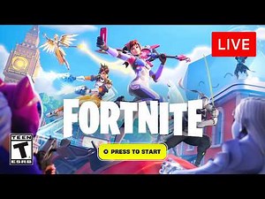 🔴 [LIVE] *NEW* FORTNITE UPDATE!! (OVERWATCH COLLAB)