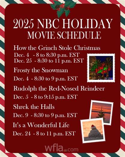 “It’s time to get festive,” NBC releases its 2025 list of holiday specials