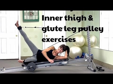 Total gym Leg Pulley Inner thigh, glute & Ab Pilates exercises