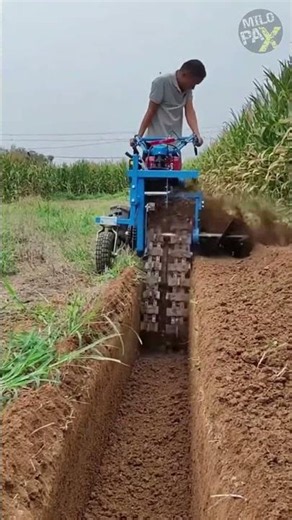 Easy Farming with a Fantastic Chinese Trencher! 🚜😱