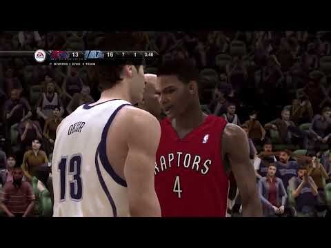 NBA Live 08 Xbox 360 Gameplay - Toronto Raptors vs Utah Jazz