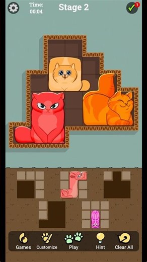 Cat puzzle gameplay android/ios mobile games #games #funny