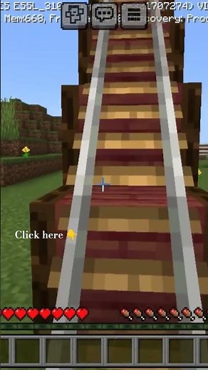 how to make a slide in minecraft 👆