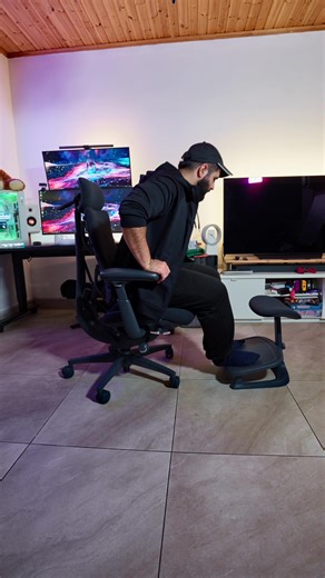 The World's First Dynamic Ergonomic Chair 🔥 I just found my new favorite office chair. This is the Omni by @libernovo and it doesn’t just support your posture…it moves with you. It’s built with intelligent micro-movement, real-time posture adaptation, and an integrated massager to keep your body active even while sitting. Fully adjustable everything: height, depth, tilt, lumbar, armrests… all fine-tuned to you. This isn’t a chair that locks you in place… it constantly recalibrates to reduce fat