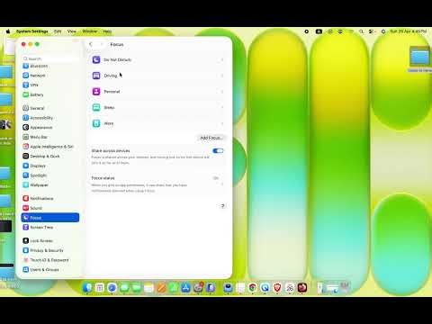 MacBook Neo How to Set Do Not Disturb Mode