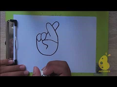 How to Draw Finger Crossed Emoji