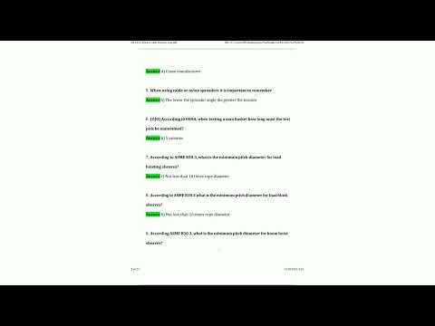 NCCCO Tower Crane Practice Test 2024 Questions and Answers Latest 2024 2025 Verified Answers231