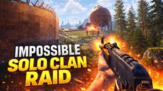 I solo raided a clan on a full server and survived