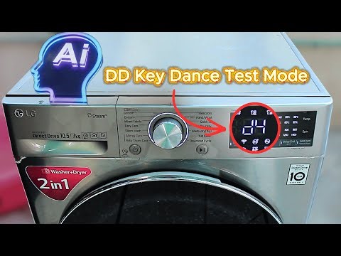 LG Washing Machine | AiDD Steam Washer, Service/Test Mode