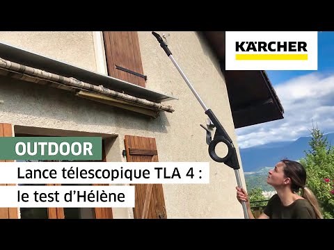 Lance télescopique TLA 4 pour nettoyeur haute pression : le test d’Hélène | Kärcher