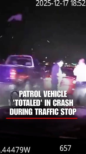 CRASH CAUGHT ON CAMERA: Dramatic dashcam footage from Texas shows the moment a sheriff’s patrol vehicle was struck on the side of a highway. The cruiser was “totaled,” but thankfully no one was injured. The driver was cited and released. | Fox News