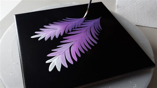 Pink Jungle | So Easy & Simple painting - All the paints I used were acrylics mixed with water. | Designer Gemma77