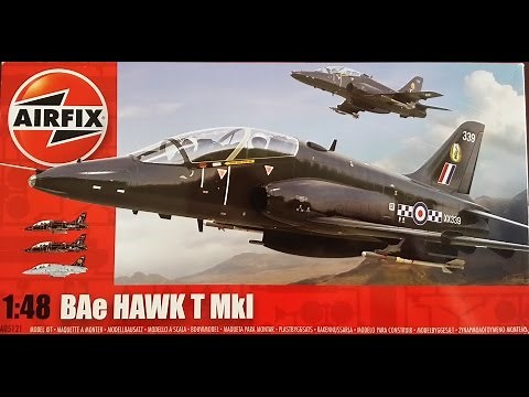 Airfix 1/48 BAE Hawk T mk 1 unboxing kit review