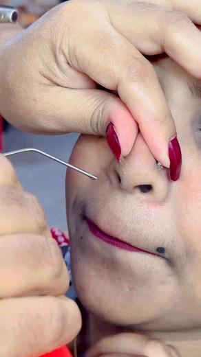 Nose piercing #viralreelschallenge2025viralreelschallengejaiviralreelschallengeviralreelschallenge | BeautySaha BeautySaha