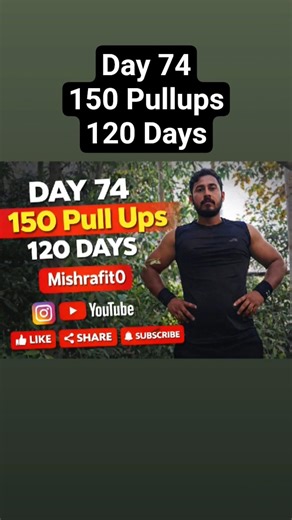 Day 74 of my 120 Days Pull-Ups Challenge!