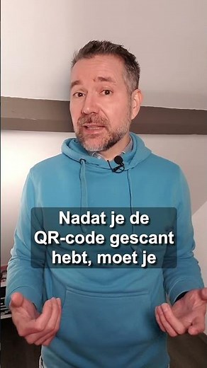 Aanmelden met itsme® door een QR-code te scannen
