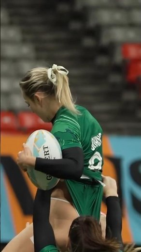 MEGAN BURNS 🇮🇪 CATCHING REFLEXES #womensrugby
