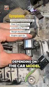 MAP Sensor Issues and Fix ⚙️🛠️ / Rough Idle #mapsensor #savefuel #rpm #egr #auto