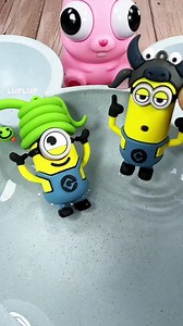 14K views · 41 reactions | THE MINIONS SWIMMING IN THE BUBBLE BATH 拾 #Reels #Shorts #Asmr #Toys #Funny #Squishy #Satisfying | Luplup | Facebook