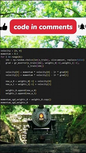 Gradient Descent + Momentum = Faster Learning