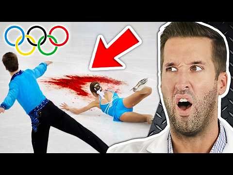 ER Doctor REACTS to WORST Olympics Injuries Ever #2