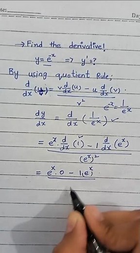 🔥 Derivatives Made Easy | How to Differentiate a Function Step-by-Step