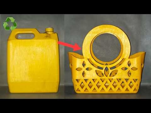 No Need to Buy | Transform Plastic Container Into Creative Basket 🧺, Life Changing Idea.