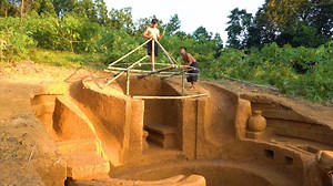 6.5K views · 197 reactions | Build Modern Underground House With Water Slide To Underground Swimming Pool Please share and subs my chanel if you like this video! Thank you very much! If you have any idea or more convenience to support us please don't hesitate to contact with us all time 24TH/7 Days #build #survival #swimming | Primitive Survival | Facebook