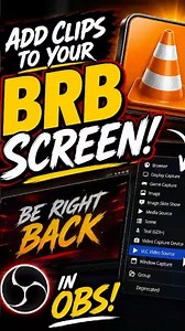How To Make Your BRB Screen WAY Better in OBS
