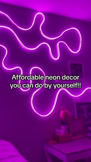 Affordable Neon Room Decor Ideas - DIY Aesthetic Lighting