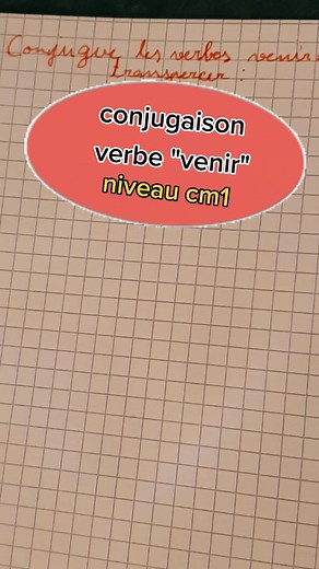 Exercice de Conjugaison CM1 avec Correction