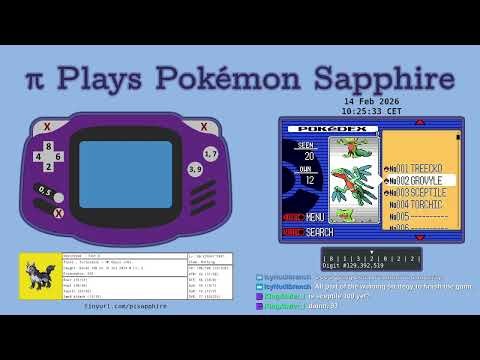 CAN THE NUMBER π BEAT POKÉMON? | Pi Plays Pokémon Sapphire - Stream #784 Part 2